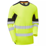 Supertouch System Hi-Vis Eco CottonCool Long Sleeve T-Shirt - thumbnail 4