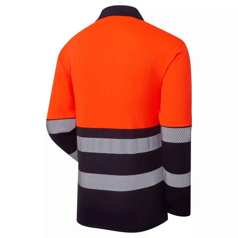 Supertouch Essentials Hi-Vis Eco CoolAir Long Sleeve Polo