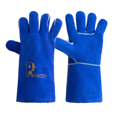 Welding Lightning Mig Gauntlet - Blue - Small 10 pairs