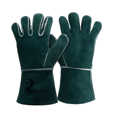 Welding Lightning Reversible Mig Gauntlet -Green 10 pairs