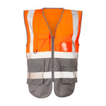 Supertouch Hi Vis 2 Tone Executive Vest - thumbnail 10