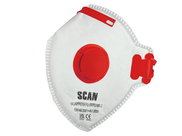 Scan Fold Flat Valved Disposable Masks FFP3