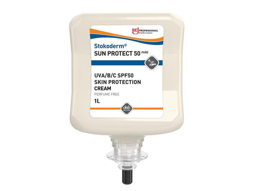SC Johnson Professional Stokoderm Sun Protect 50 PURE Sun Cream Cartridge 1 litre