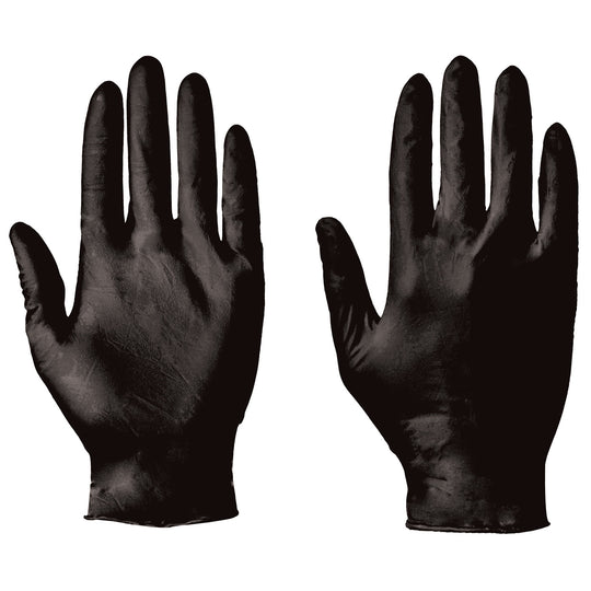 Supertouch 55 powder-free nitrile gloves being worn for protection.