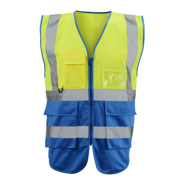 Supertouch Hi-vis 2 Tone Executive Vest - [CLEARANCE]