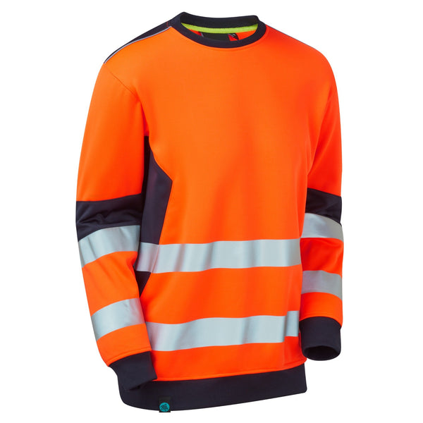 Supertouch System Hi-Vis ECO Crew Neck Sweatshirt