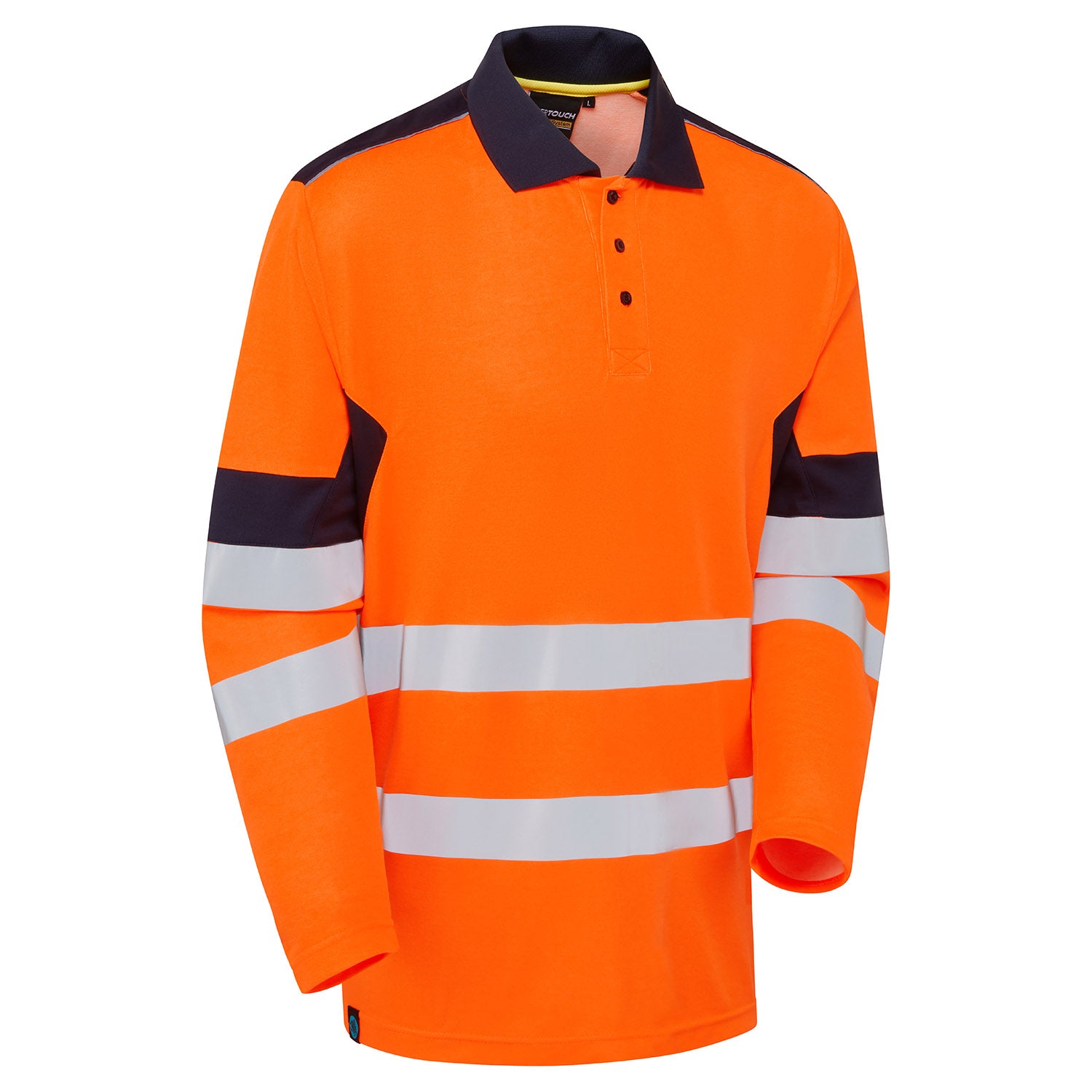 Supertouch System Hi-Vis Eco CottonCool Long Sleeve Polo