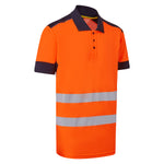 Supertouch System Hi-Vis Eco CottonCool Short Sleeve Polo - thumbnail 3