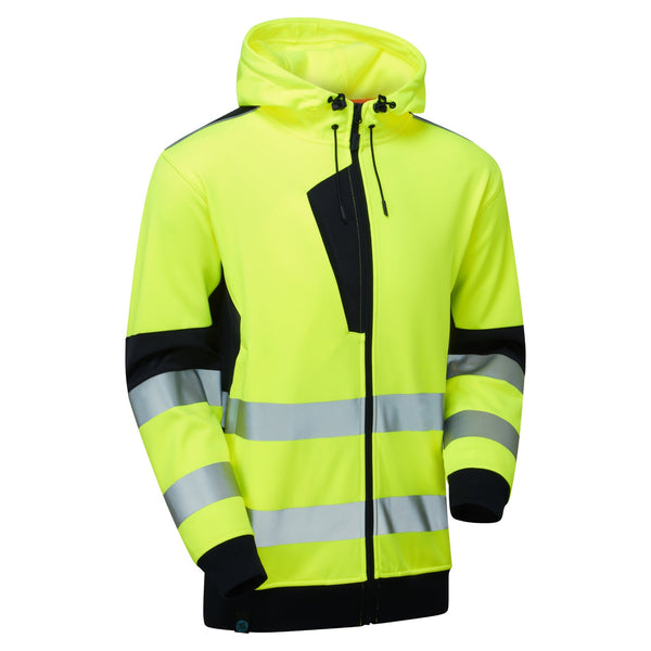 Supertouch System Hi-Vis Eco Zip Thru Hoodie