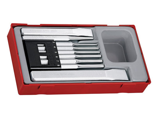 Teng TTPC09 Punch & Chisel Set, 9 Piece