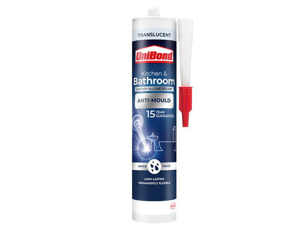 UniBond Healthy Kitchen & Bathroom Anti Mould Silicone Sealant