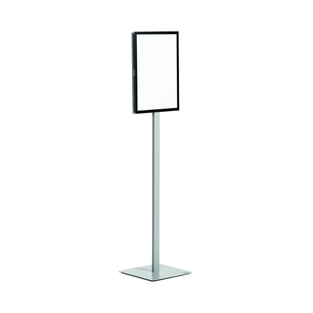 Durable Floorstand Info Stand Basic A3 Anthracite Grey 501357