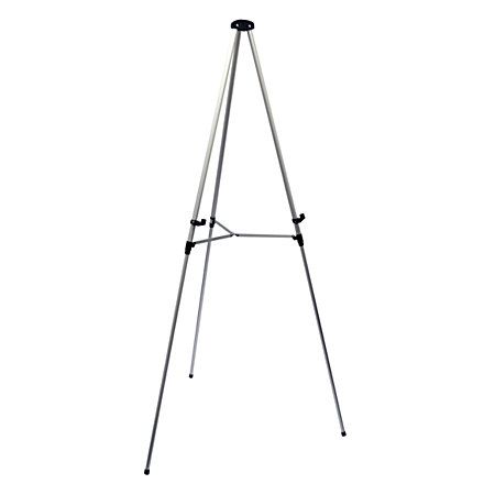 Bi-office Lightweight Display Easel Silver 86x165cm Flx03202