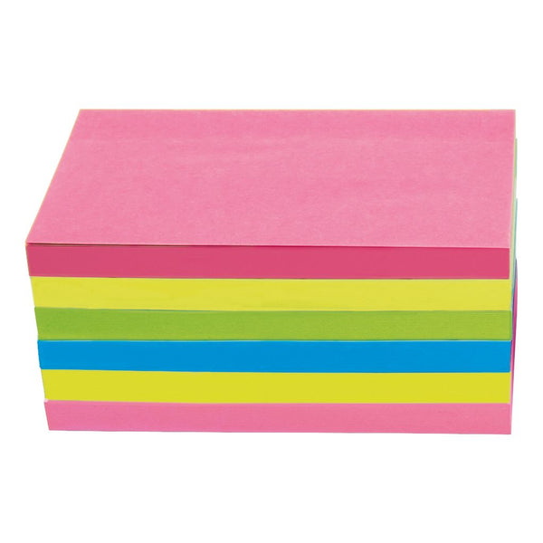 5 Star Sticky Notes Extra Sticky Neon  (Pack of 6)