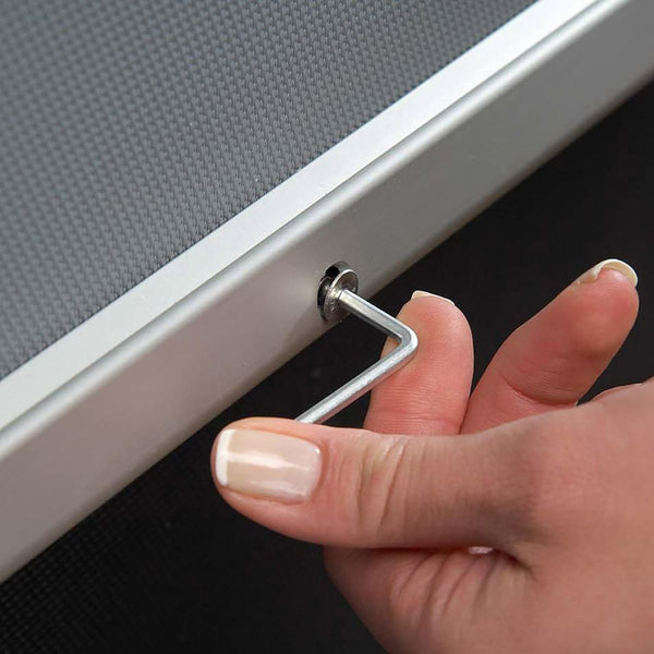 5 Star Snap Locking Frame Front-loading A4 250x15x340mm Silver