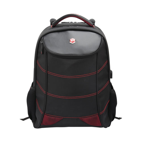 Bestlife 17 Inch Gaming Snake Eye Backpack With Usb Connector Black Bb-3332r