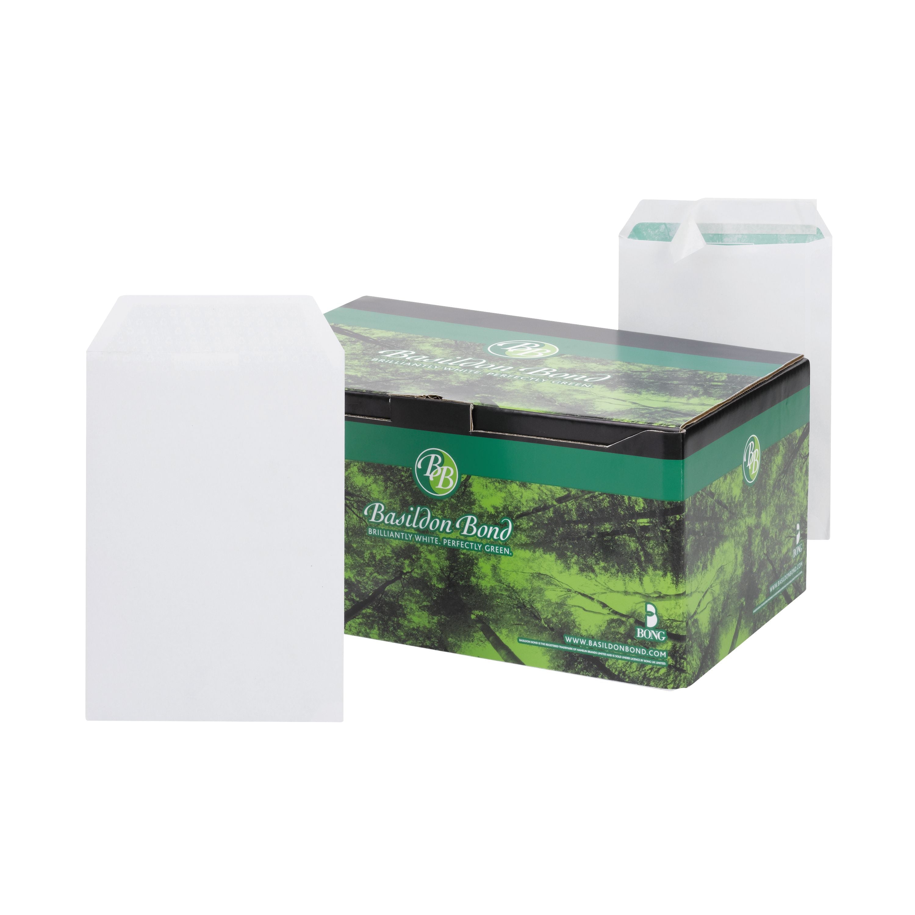 Basildon Bond C5 Pocket Envelope Peel and Seal Plain White – (Pack of 500)