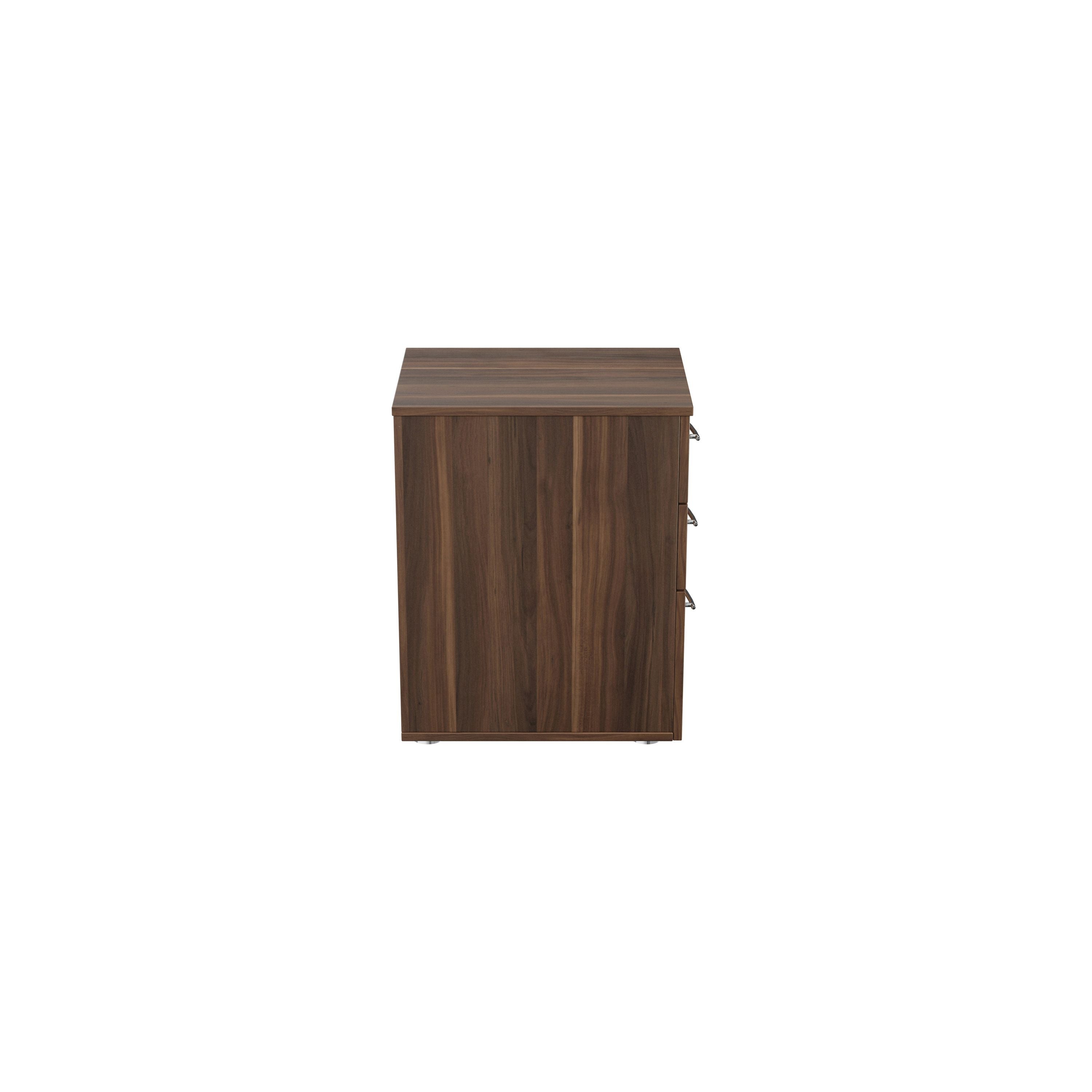 Avior Executive Under Desk Pedestal 435x565x700mm Dark Walnut Kf90612