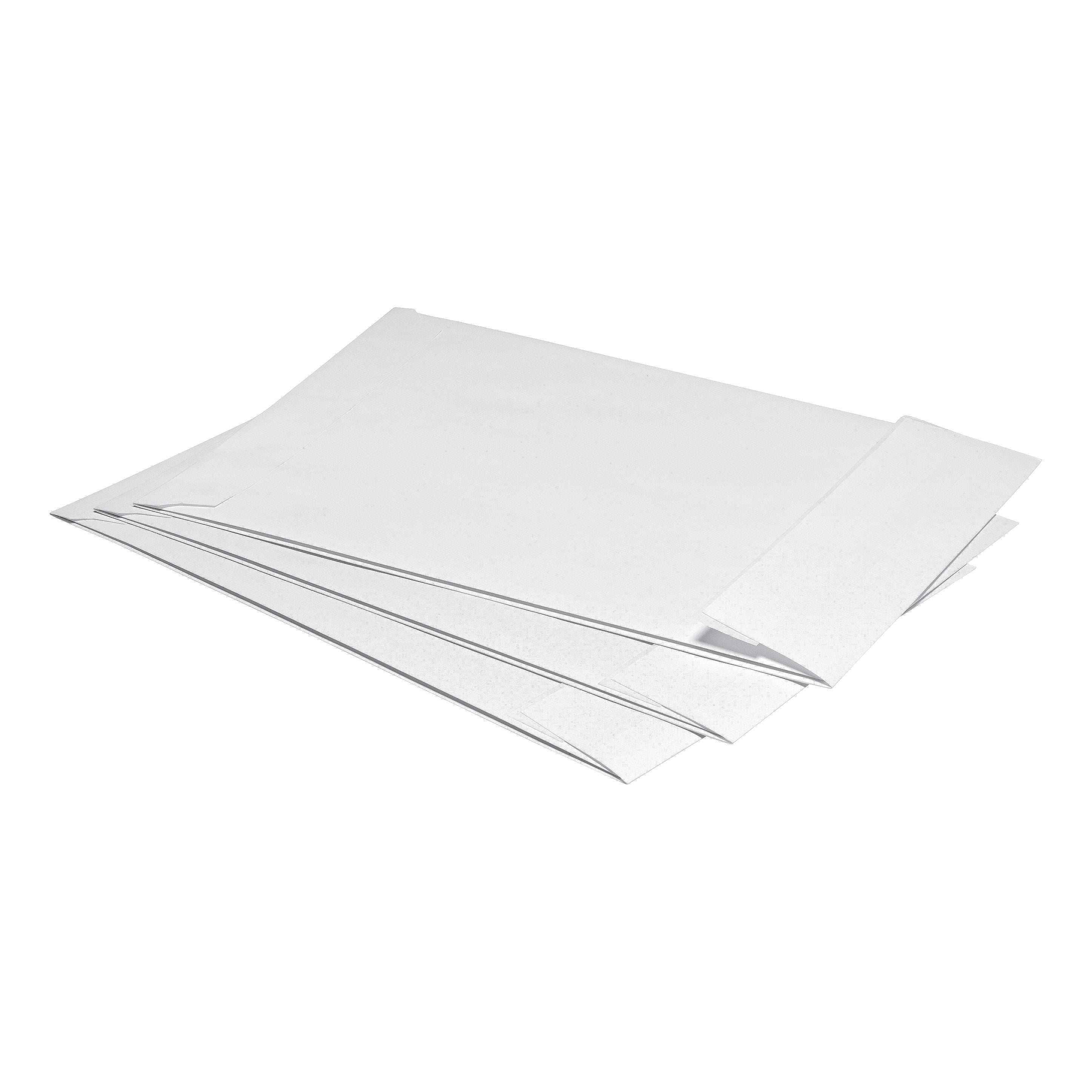 5 Star Office Envelopes C4 Gusset 25mm Peel And Seal 120gsm White – (Pack of 125)