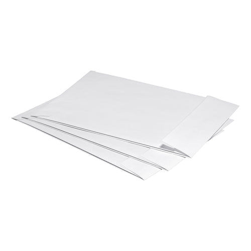 5 Star Office Envelopes C4 Gusset 25mm Peel And Seal 120gsm White – (Pack of 125)