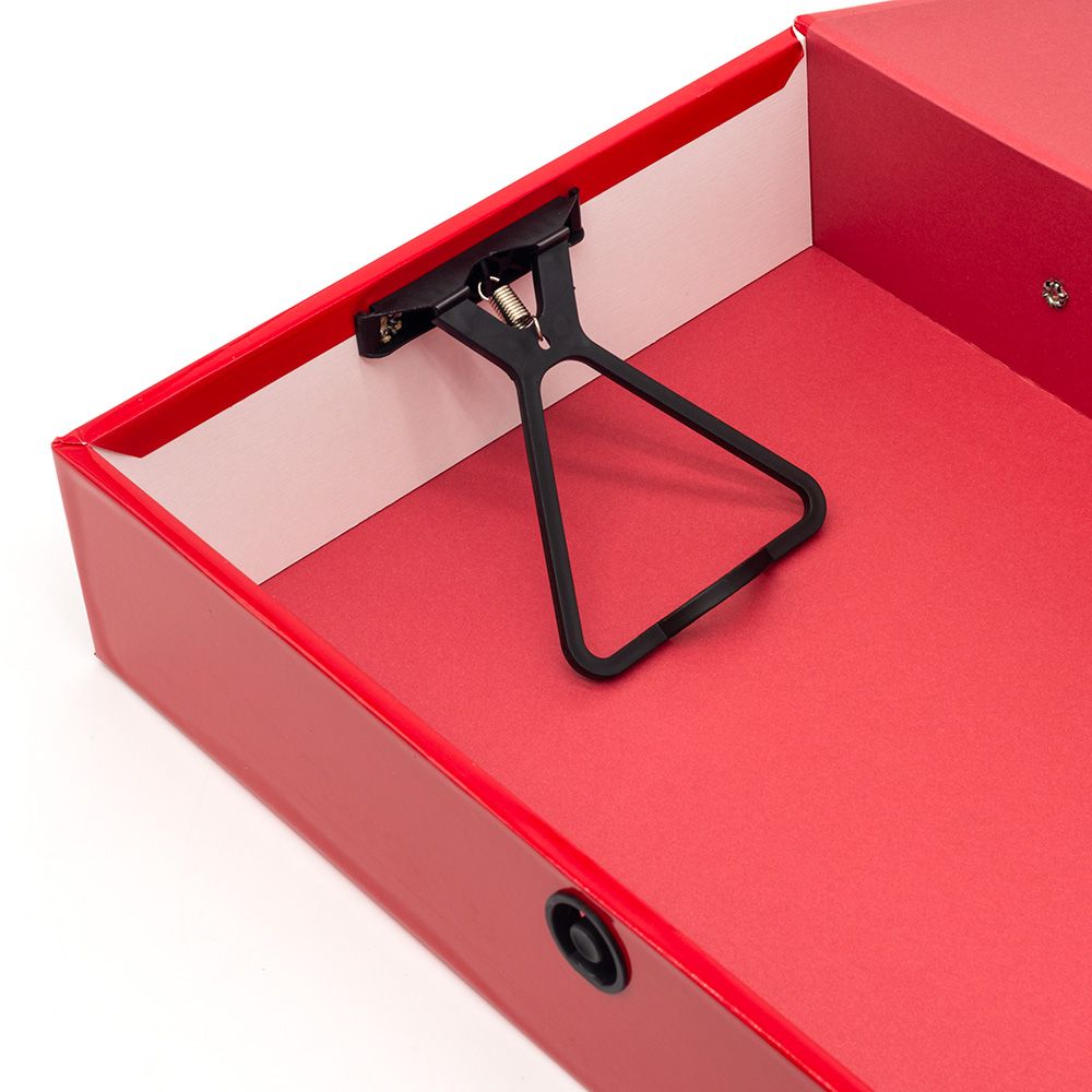 5 Star Office Box File Foolscap Red – (Pack of 5)