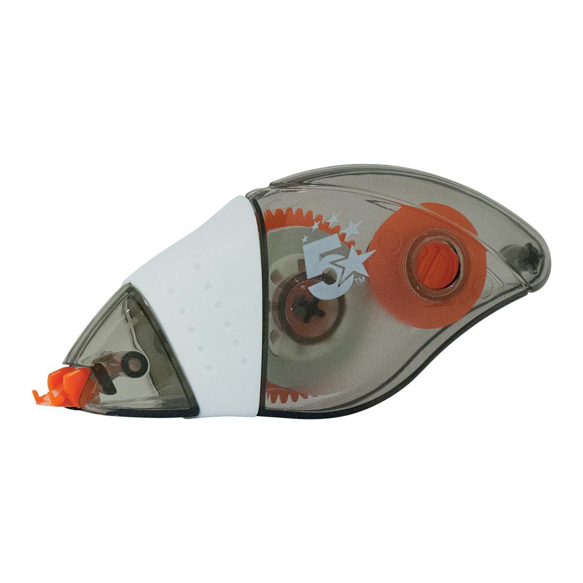 5 Star Office Correction Tape Roller Disposable 4.2mm x 8.5m – (Pack of 12)