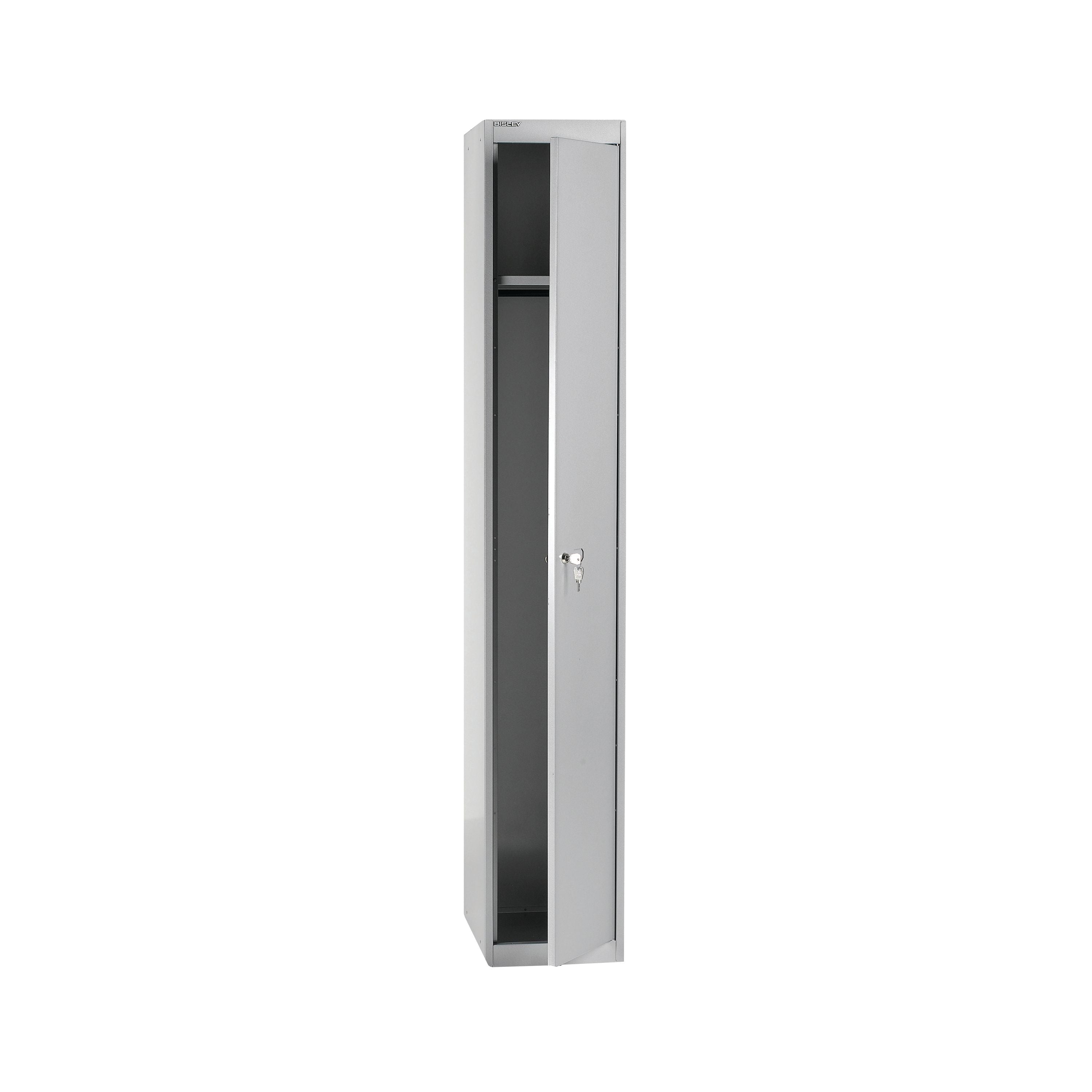 Bisley 1 Door Locker 305x457x1802mm Goose Grey Clk181 Goose