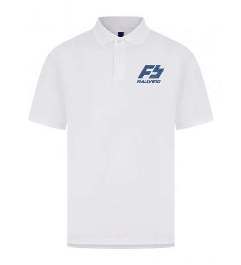Fergus Barlow Wicking Polo Shirt White