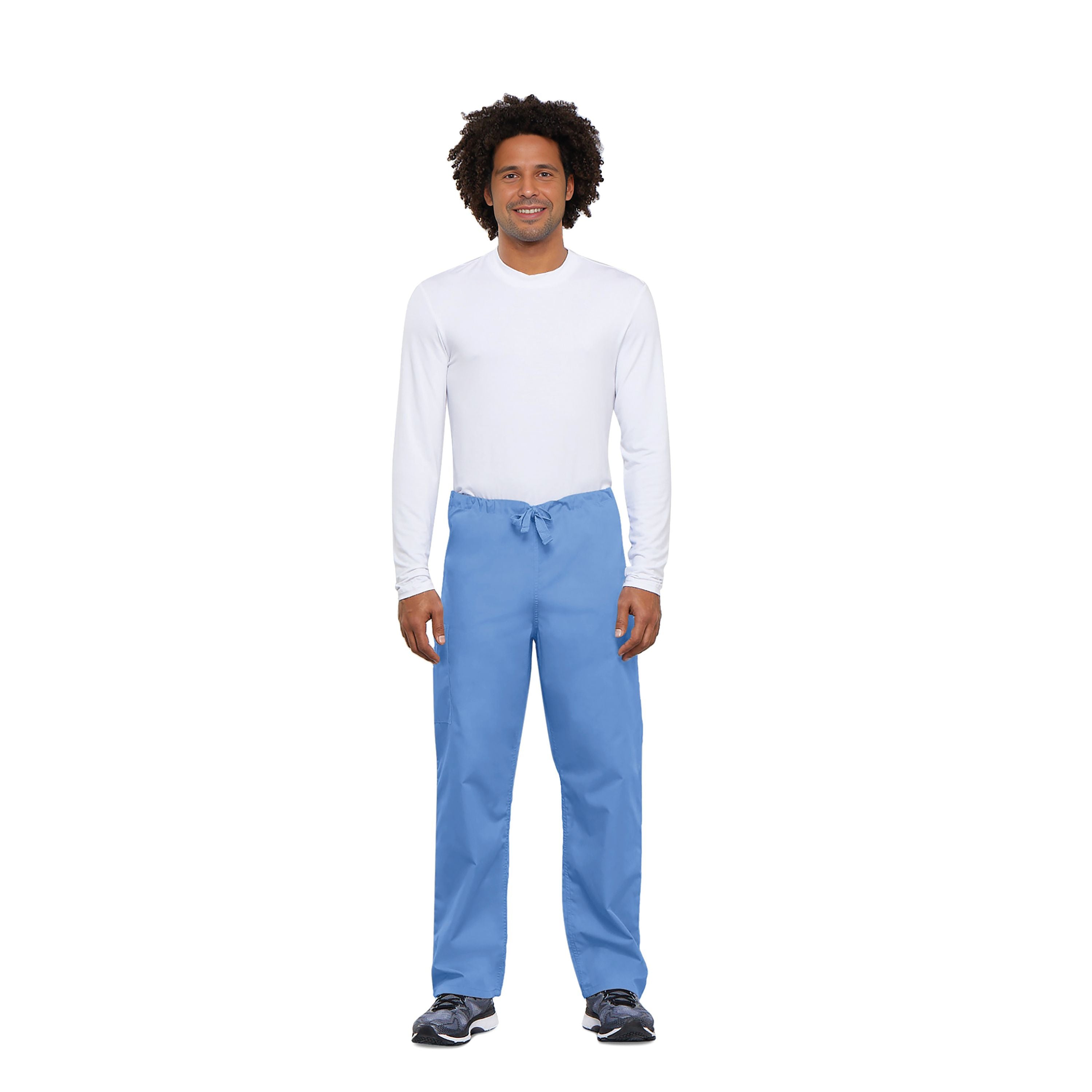 Cherokee Unisex Drawstring Scrub Trousers Ceil Blue 4xl Ch4100/ceil Blue/4xl