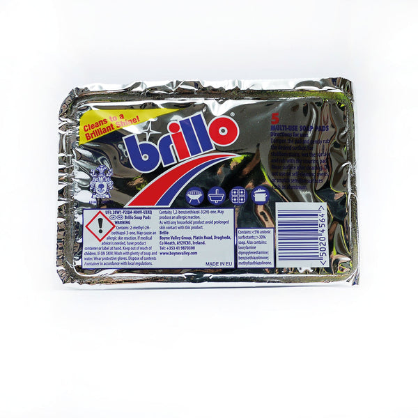 Mr Muscle Brillo Multi-use Soap Pads X5  (Pack of 24)