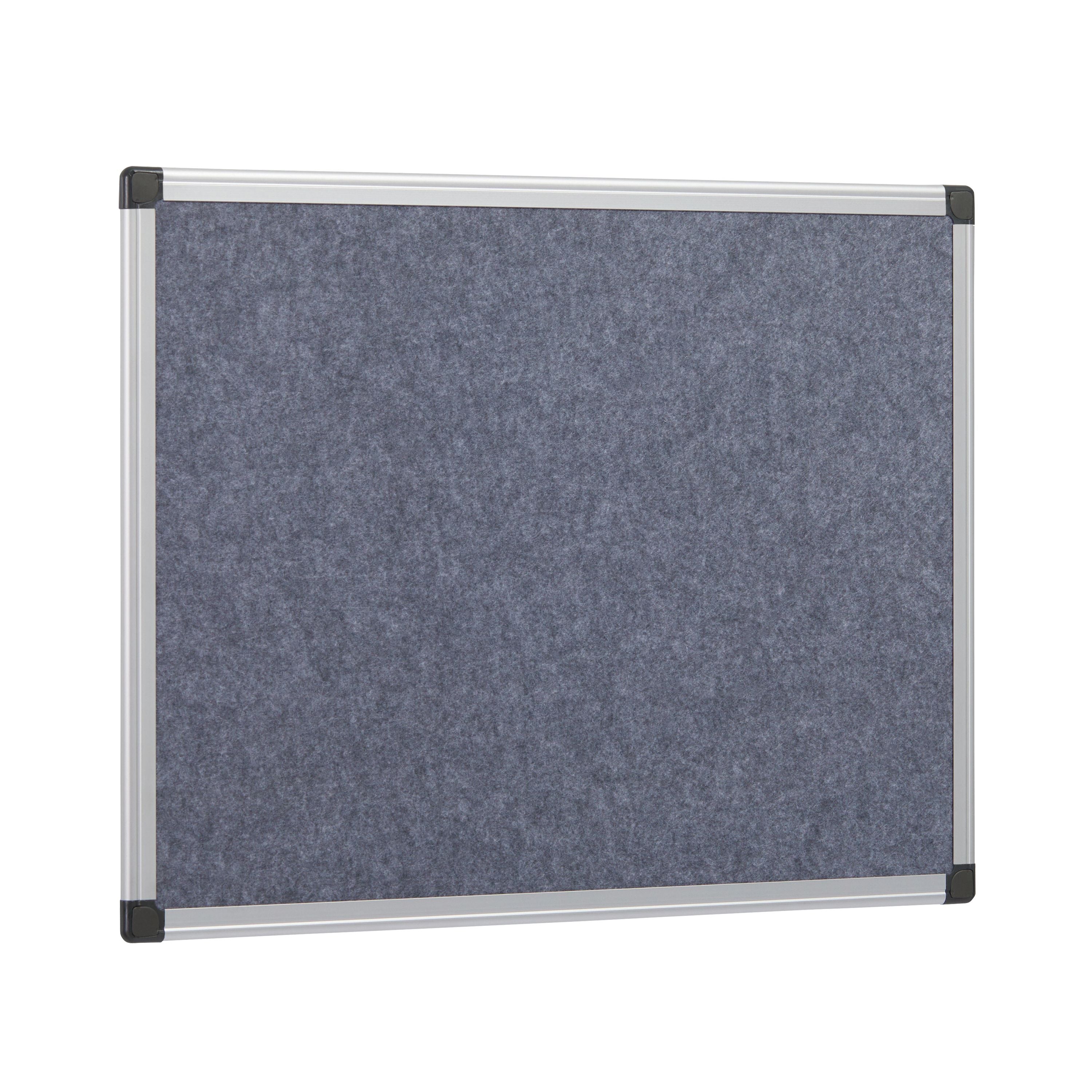 Bi-office Maya Fire Retardant Noticeboard Grey Aluminium Frame 90x60cm Sa0302170