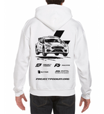 Fergus Barlow Hoodie White - thumbnail 2