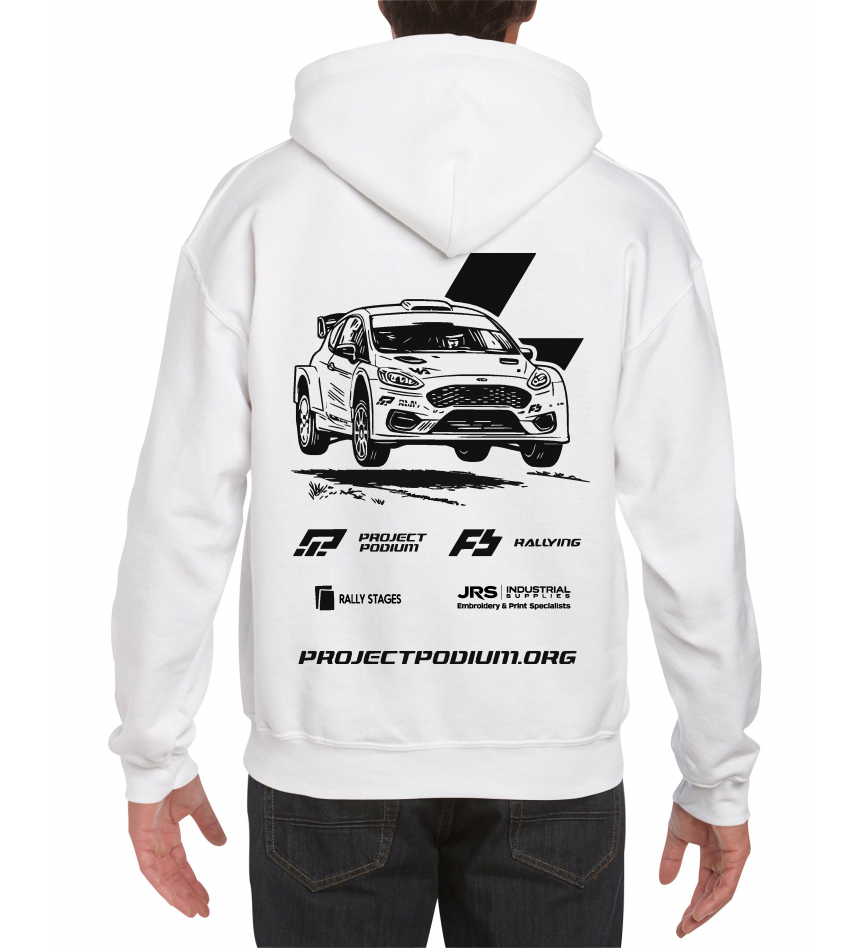 Fergus Barlow Hoodie White