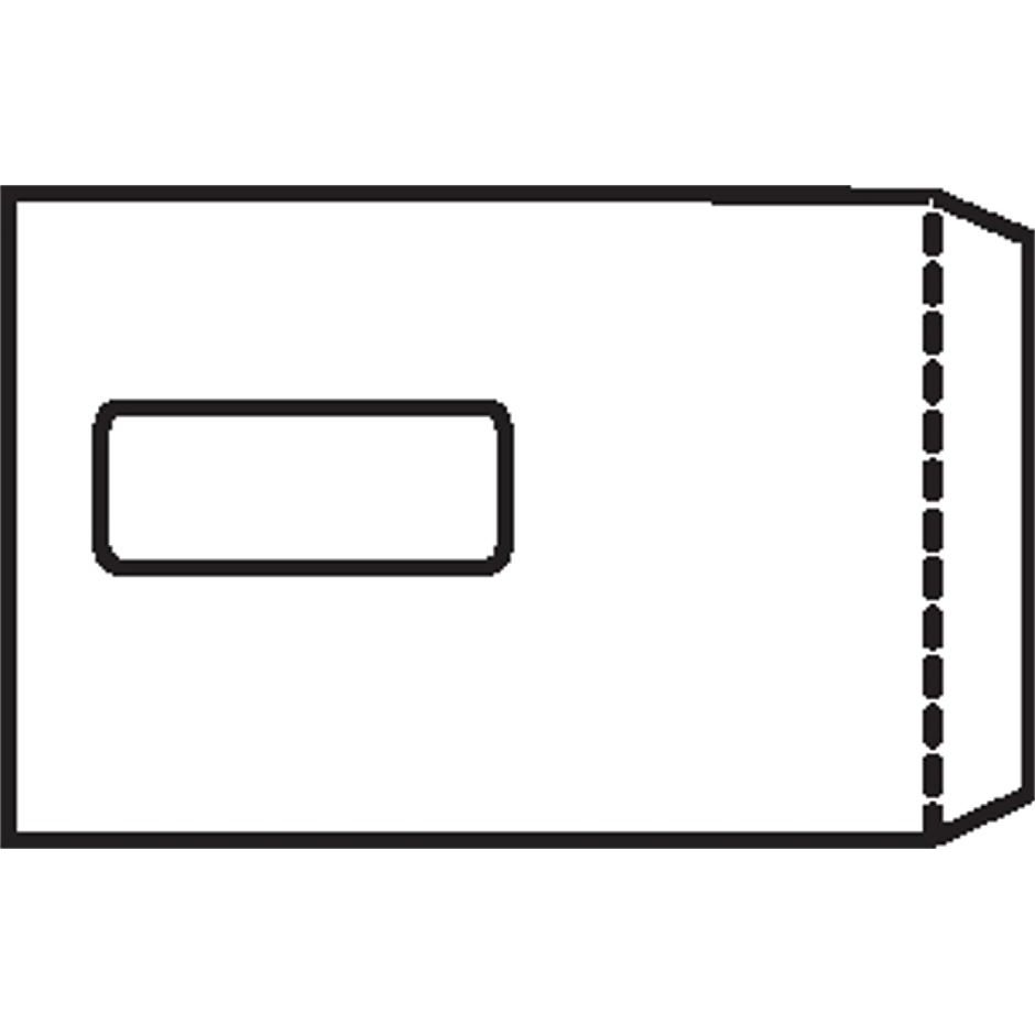 5 Star Office Envelopes Pocket Peel/seal Window 100gsm C5 229x162mm White – (Pack of 500)