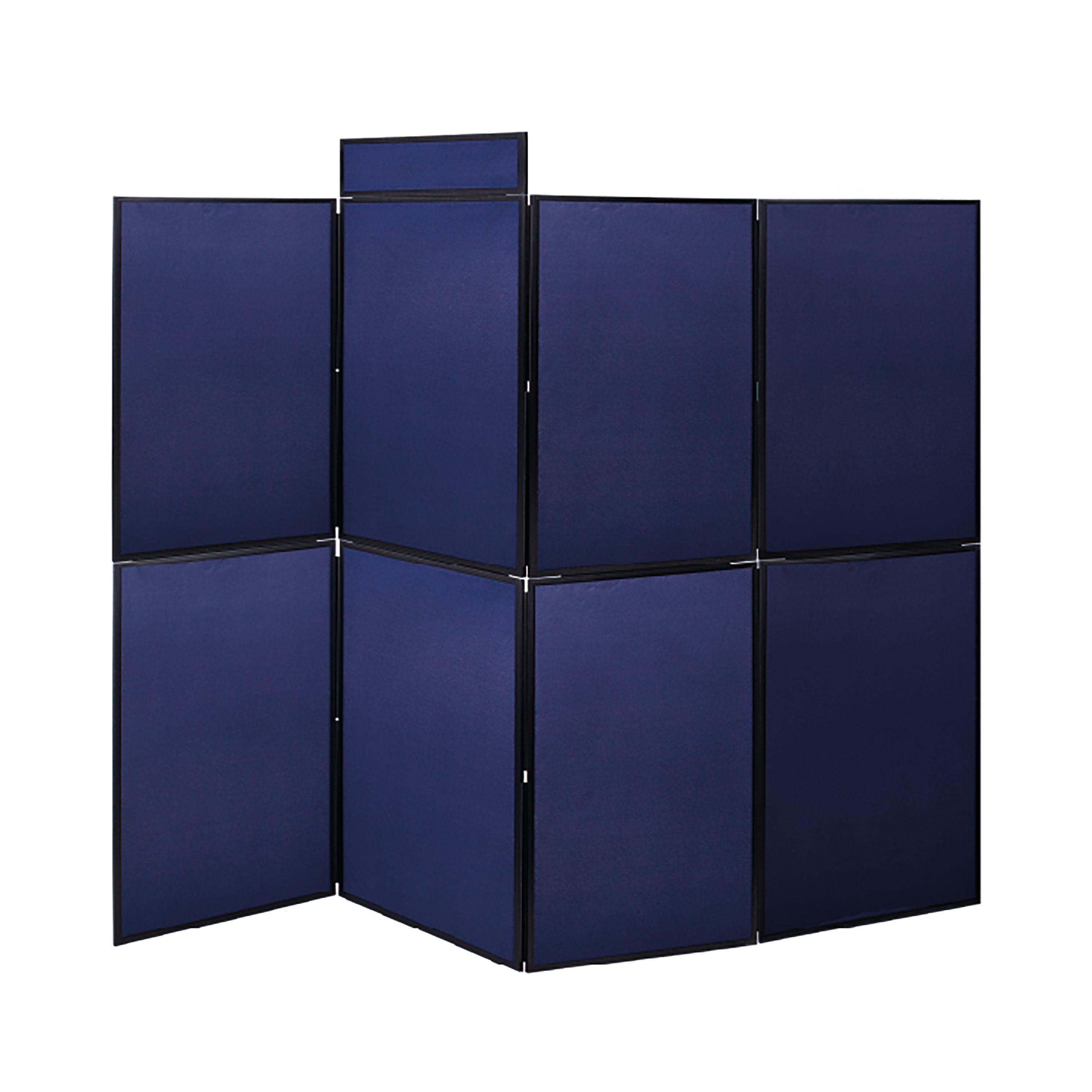 Bi-office Showboard 8 Panelheader Boards Blue 2400x1800mm Dsp33268