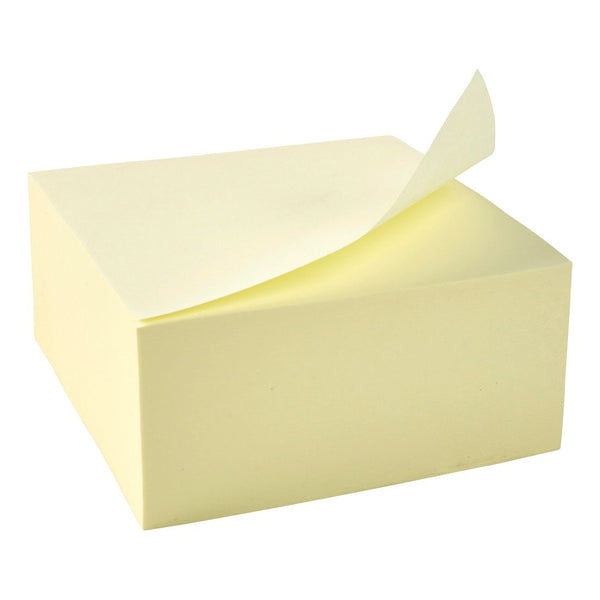 5 Star Sticky Notes Removable Cube Pad Yellow 76x76mm 397999