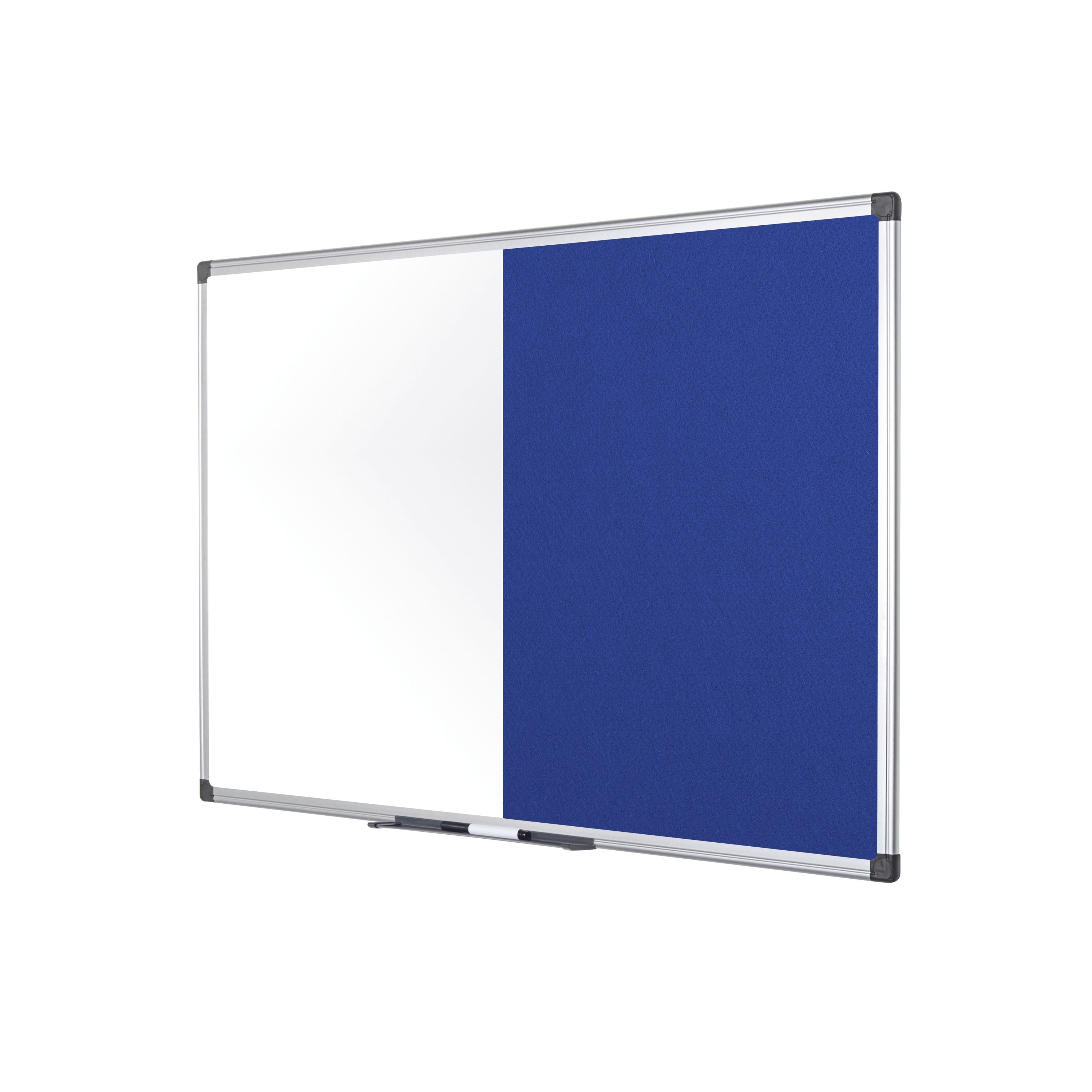 Bi-office Maya Combination Board Blue Felt/magnetic Surface 90x60cm Xa0322170