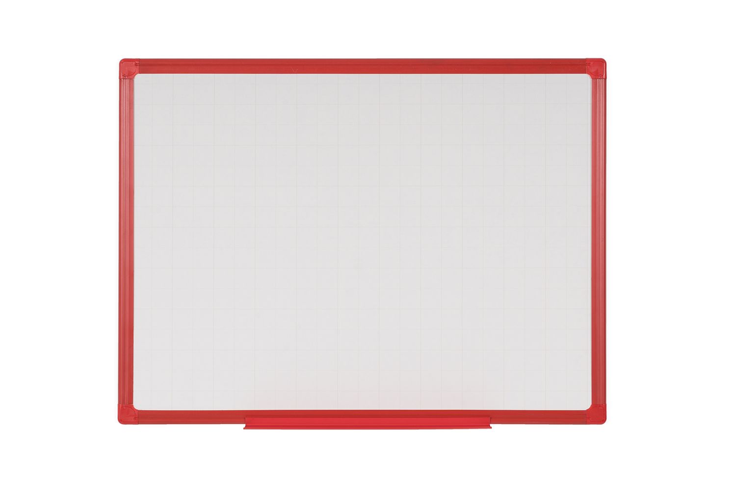 Bi-office Maya Drywipe Gridded Whiteboard Red Frame 180x120cm Mb8521206