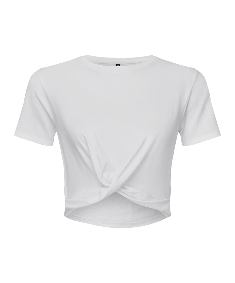 Tri Dri Womens Twist Crop Top - TR068
