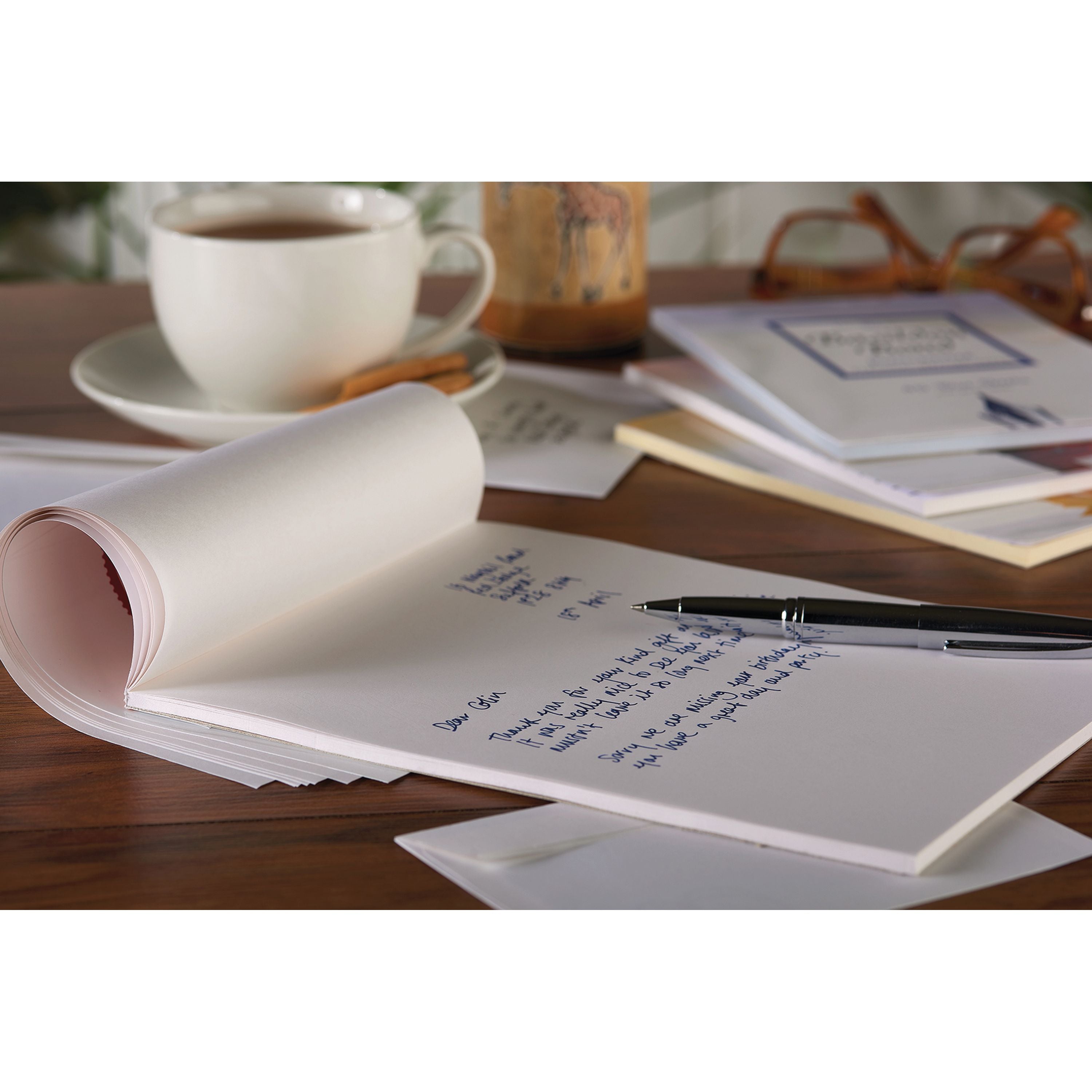 Basildon Bond White Writing Pad 178 X 229mm 40 Sheets – (Pack of 10)