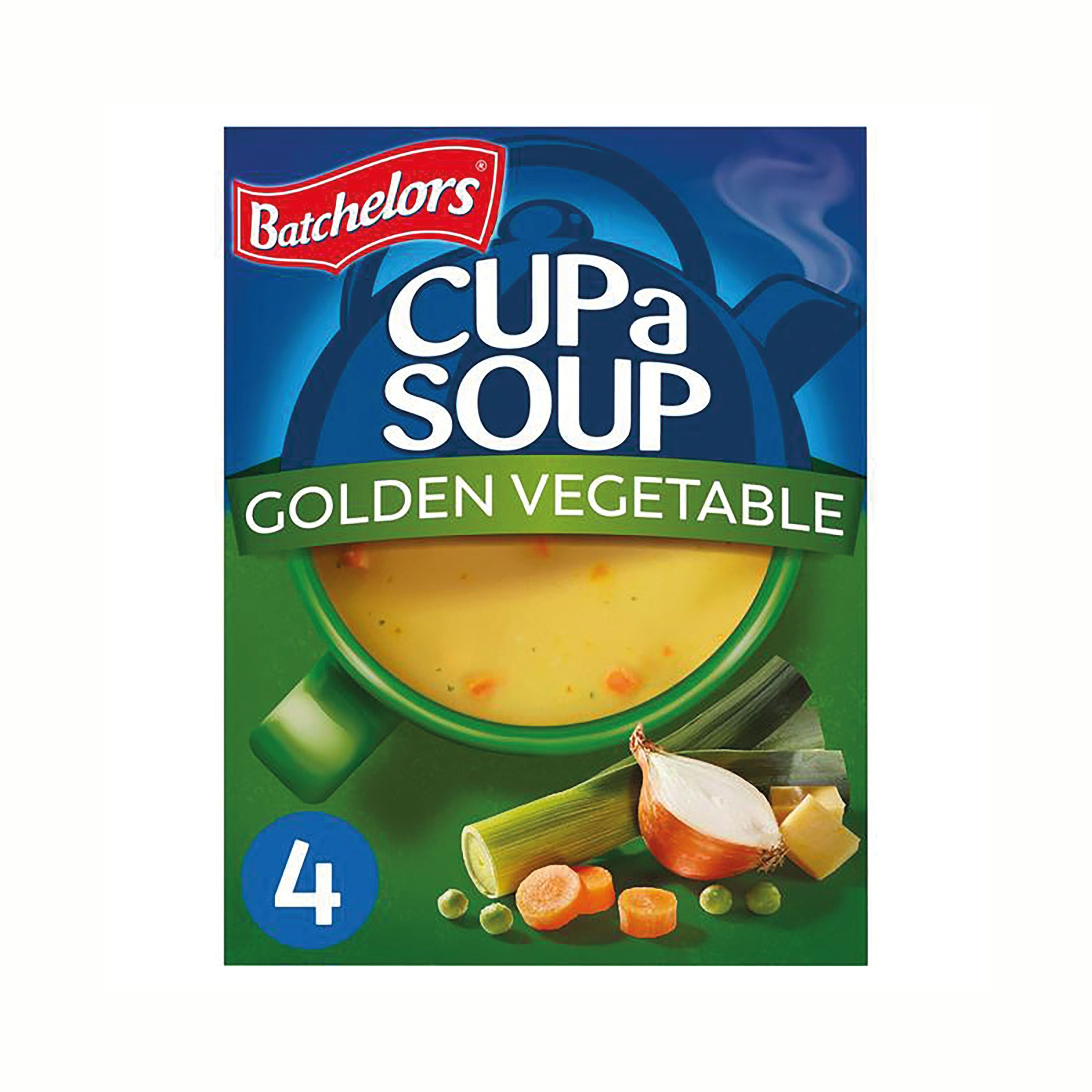 Batchelors Cup A Soup Golden Vegetable 82g – (Pack of 4)