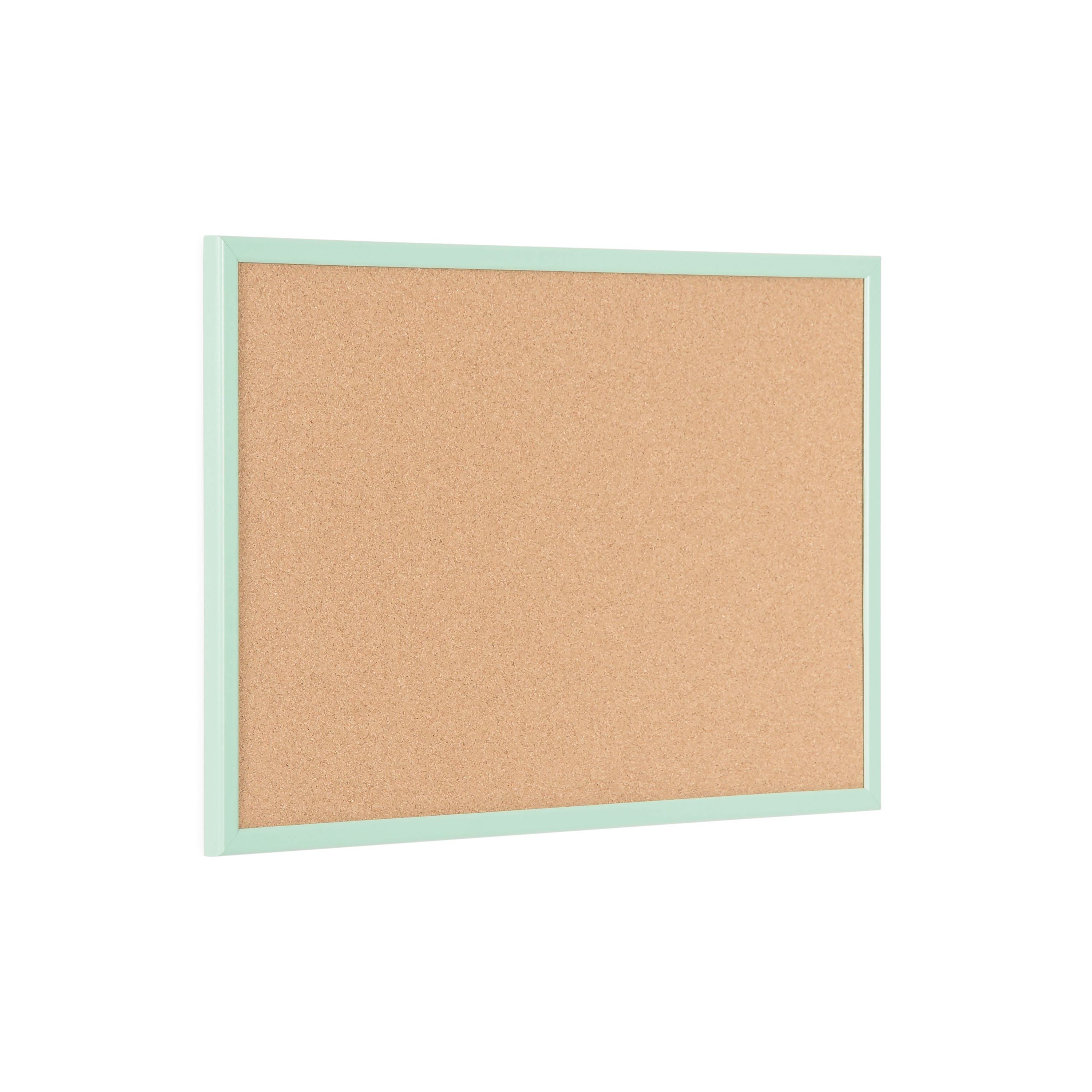 Bi-office Pastel Cork Noticeboard Green Frame 600x400mm Mc030011971