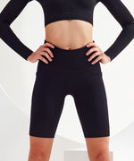 Tri Dri Womens Ribbed Seamless '3d Fit' Cycle Shorts - TR225 - thumbnail 1
