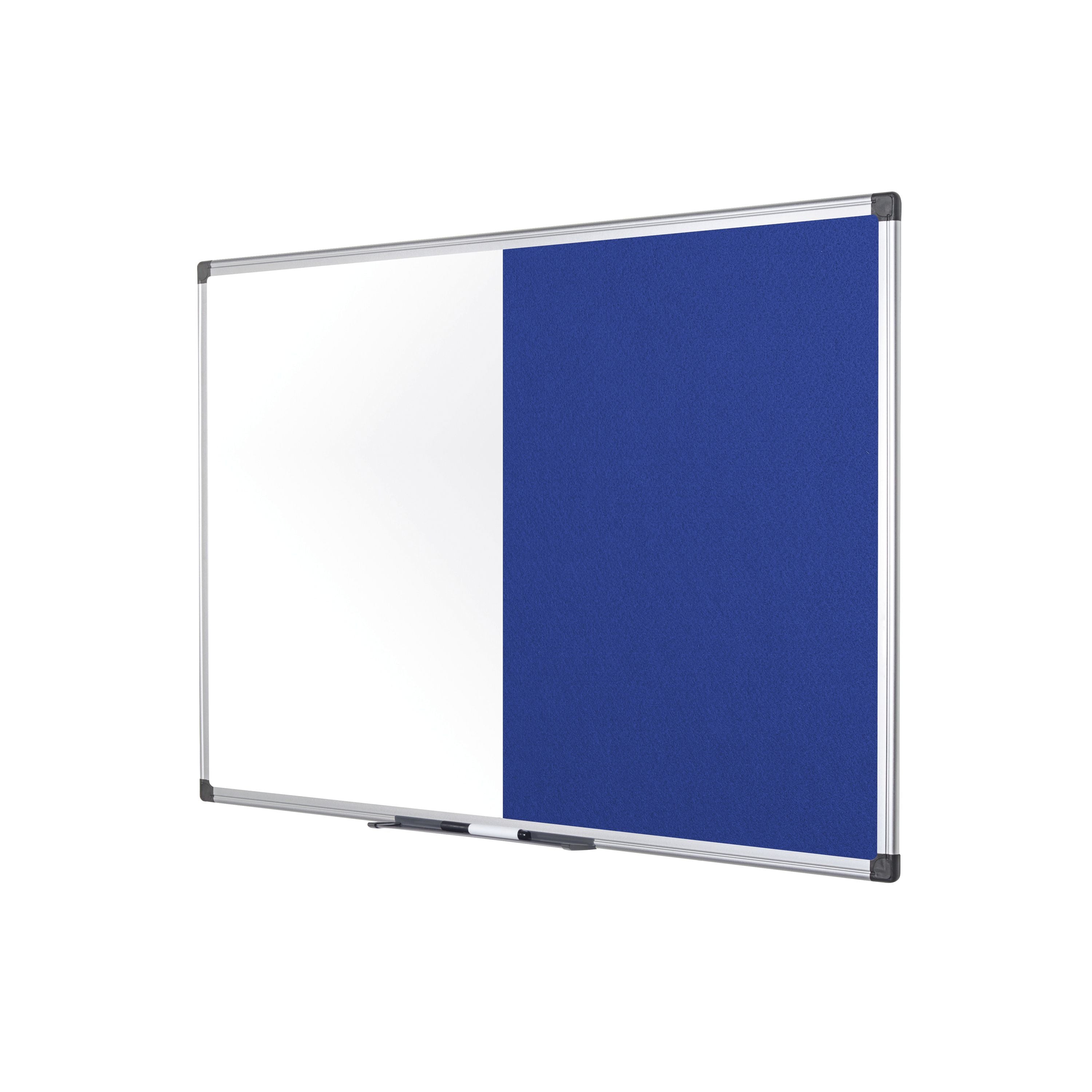 Bi-office Drywipe And Felt Combination Board 1200x900mm Xa0522170