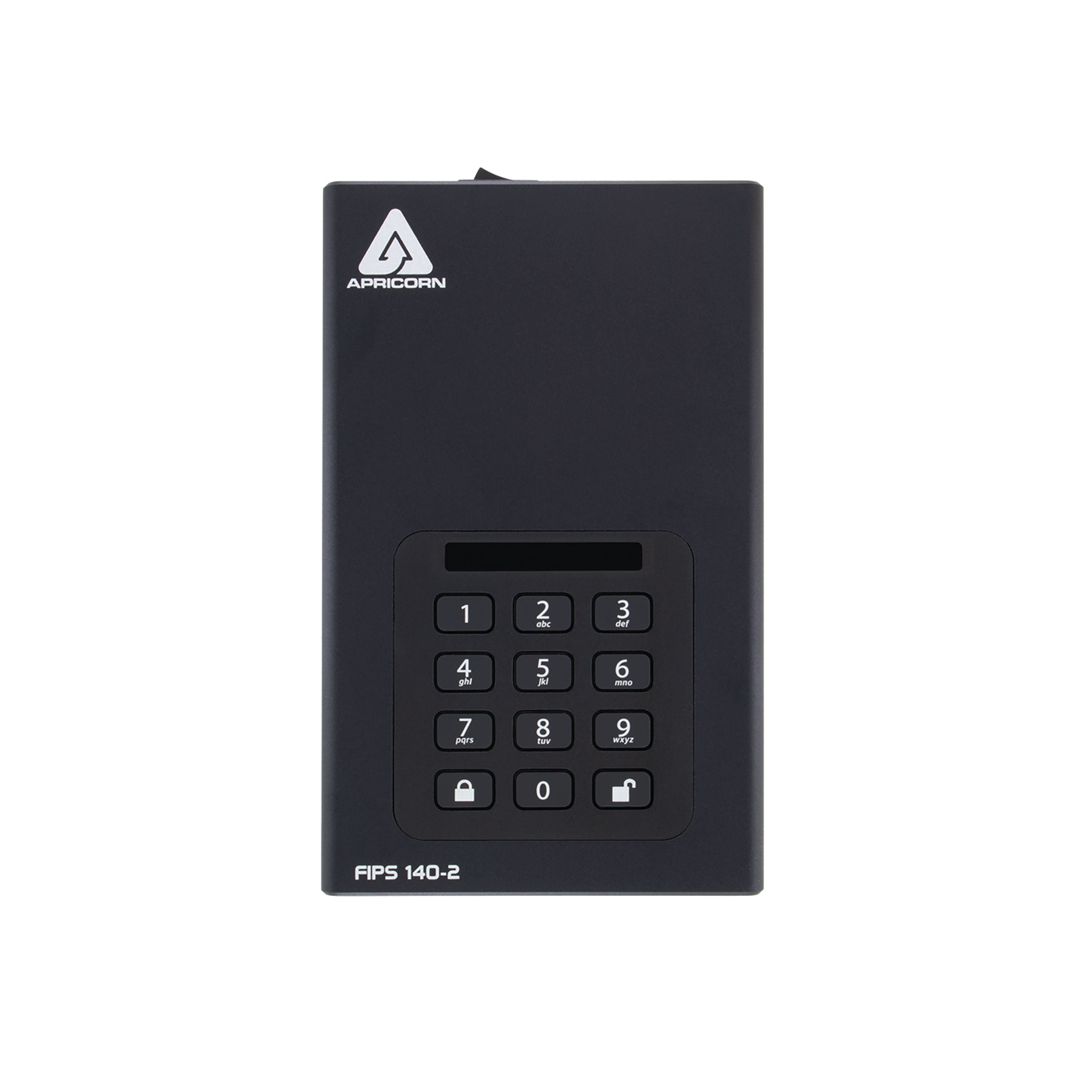 Apricorn Aegis Padlock Dt 256-bit Aes-xts Encryption External Hard Drive 2tb Adt3pl256f2000em