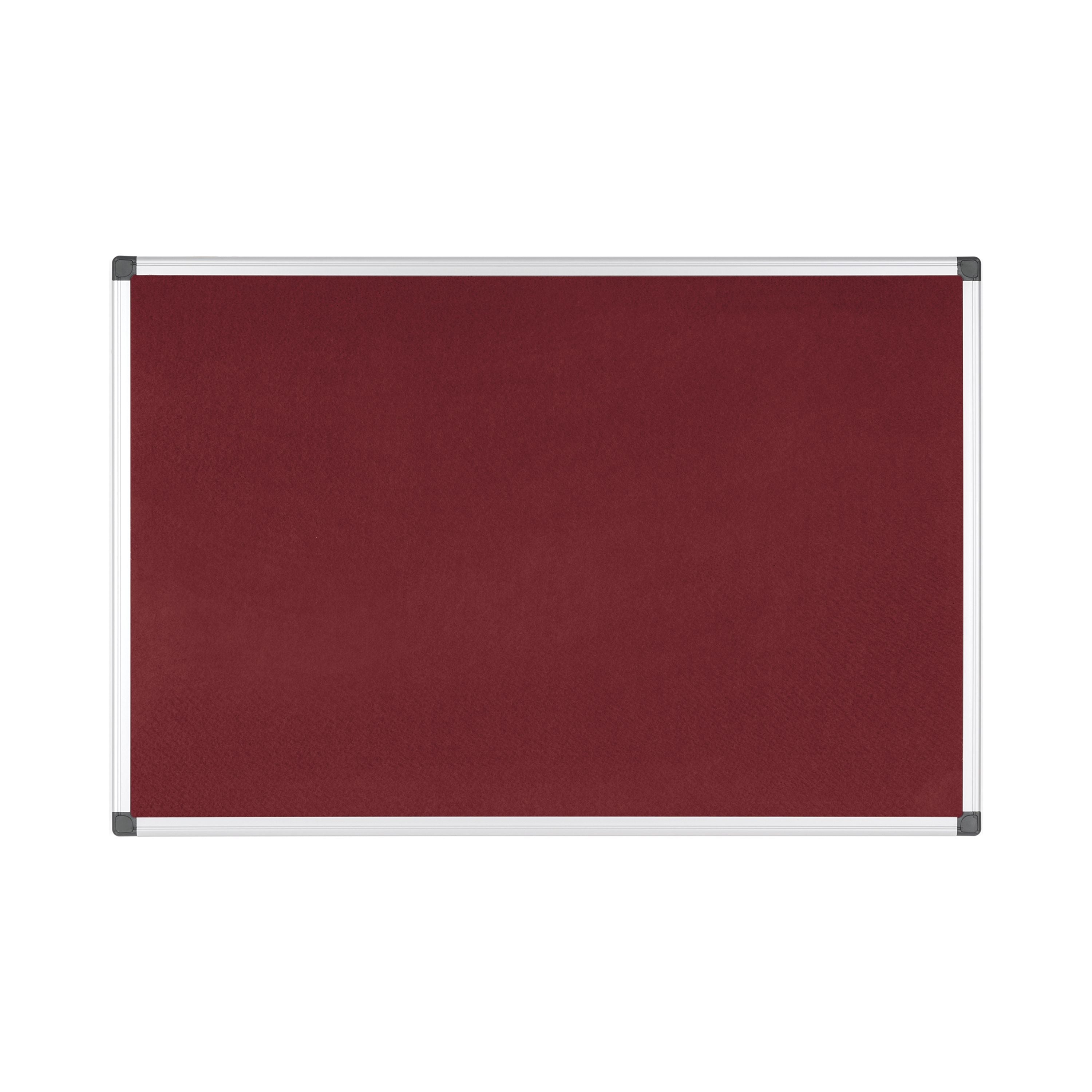 Bi-office New Generation A9 Felt Noticeboard 240x120cm Burgundy Fa2133170