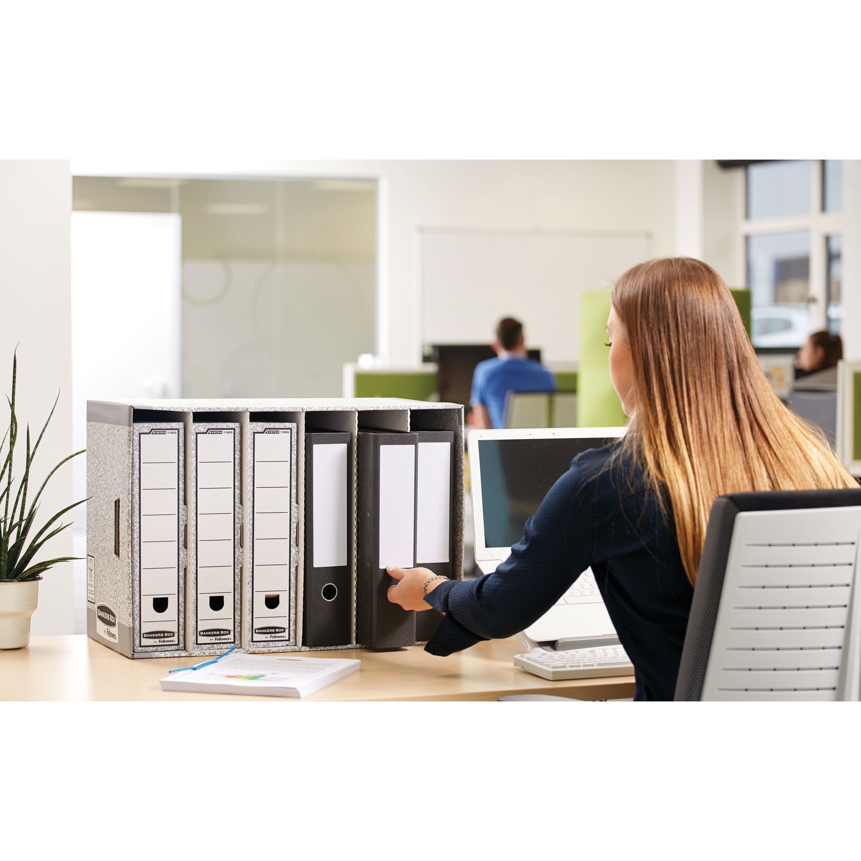 Bankers Box Fellowes Bankers Box System File Store Module Grey 01880