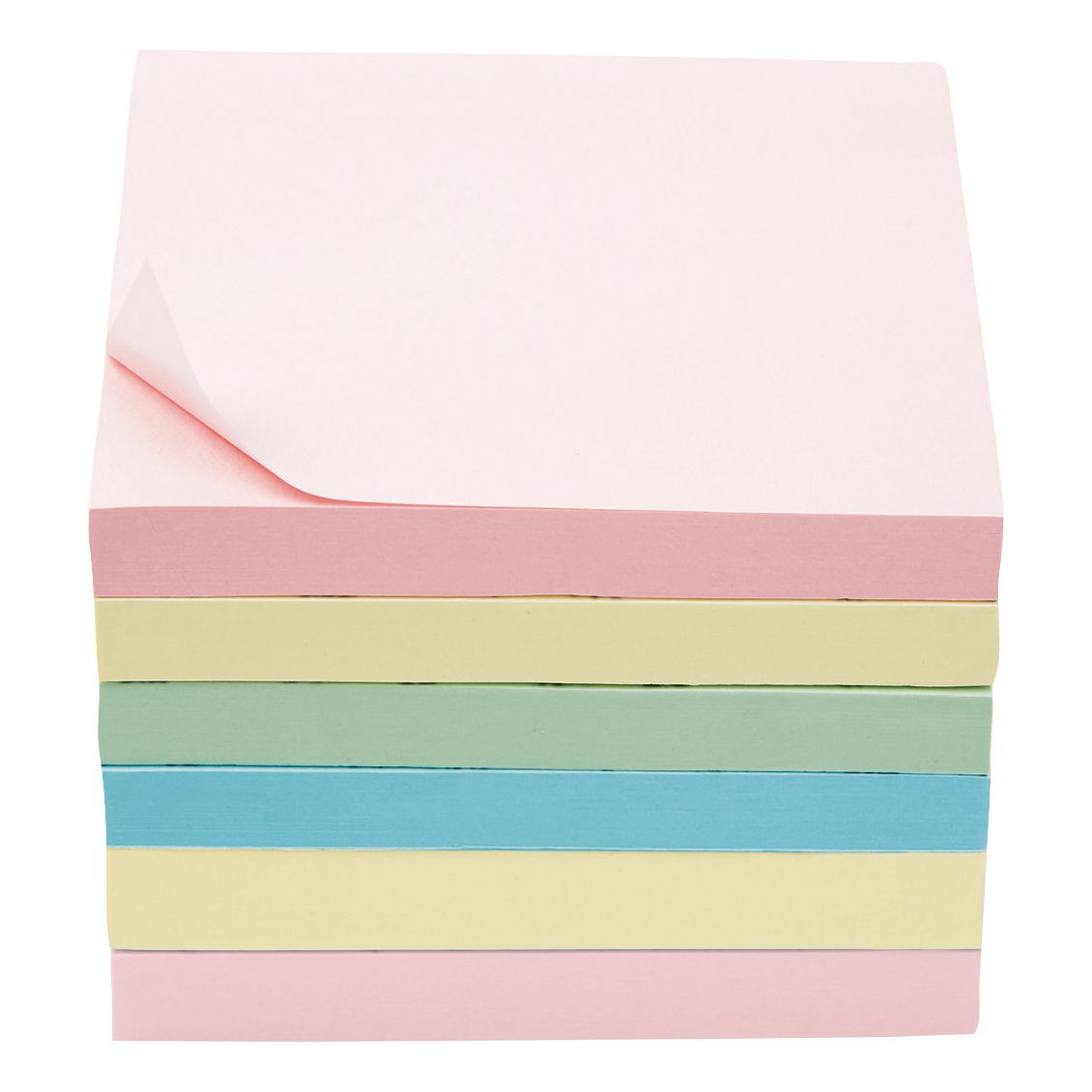 5 Star Sticky Notes Extra Sticky Removable Neon Assorted – (Pack of 6)