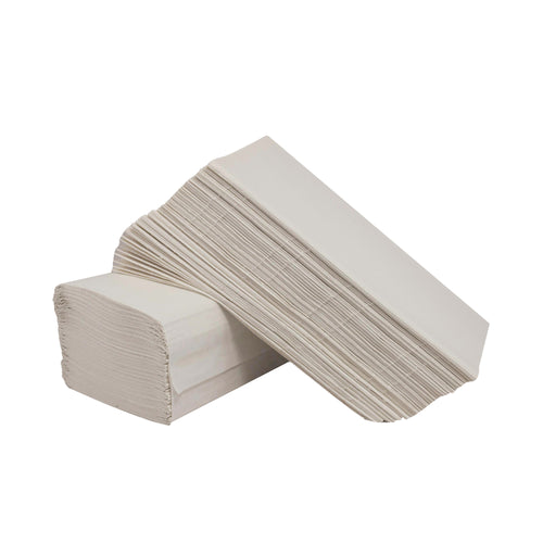 2WORK I-fold Hand Towel 1-ply 190x250mm White – (Pack of 3600)
