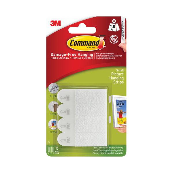 Command Picture Hanging Strips Small – (Pack of 4)